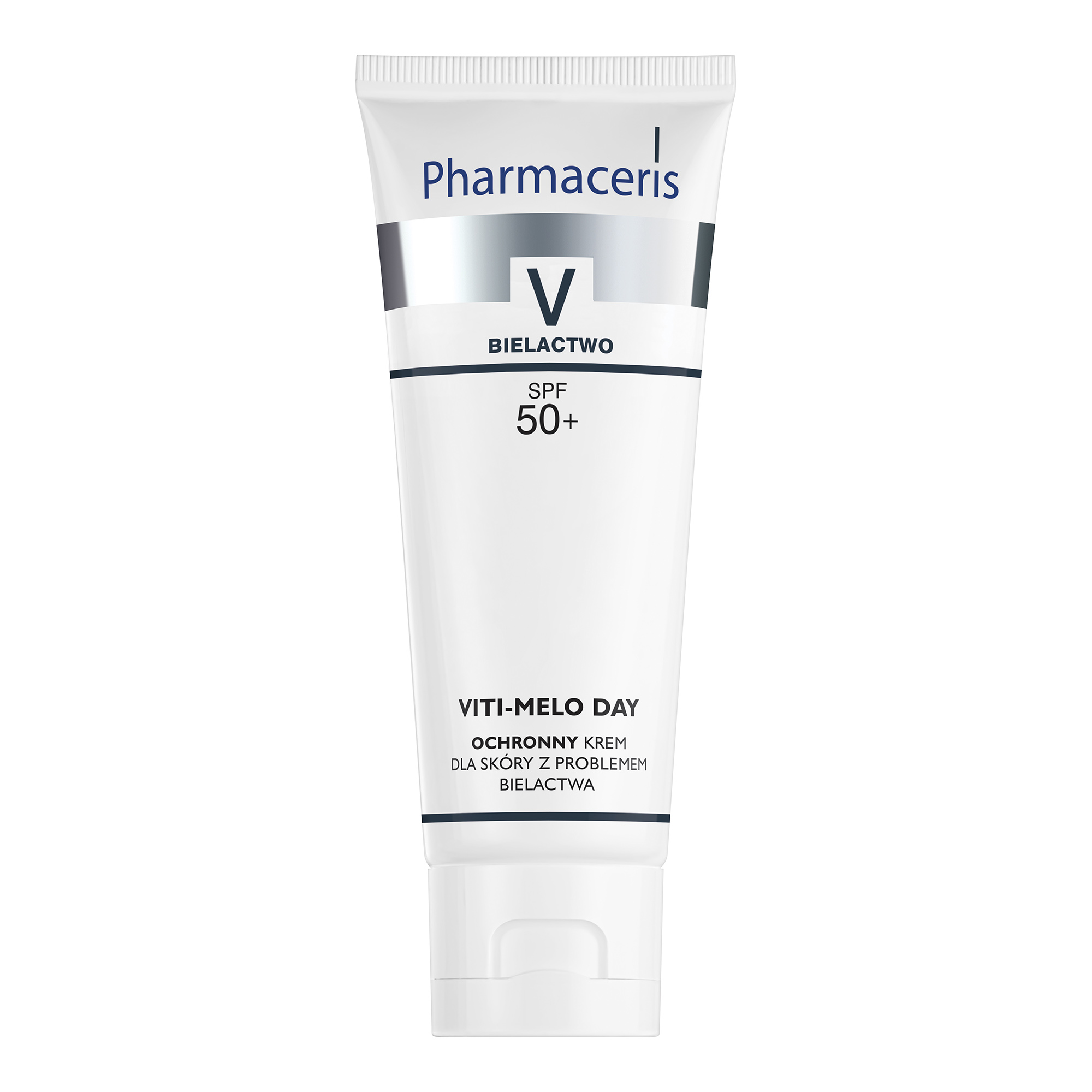 Pharmaceris V Viti Melo Day, Krem ochronny dla skóry z problemami bielactwa SPF 50+, 75 ml