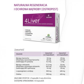 Colfarm 4Liver 45 kapsułek