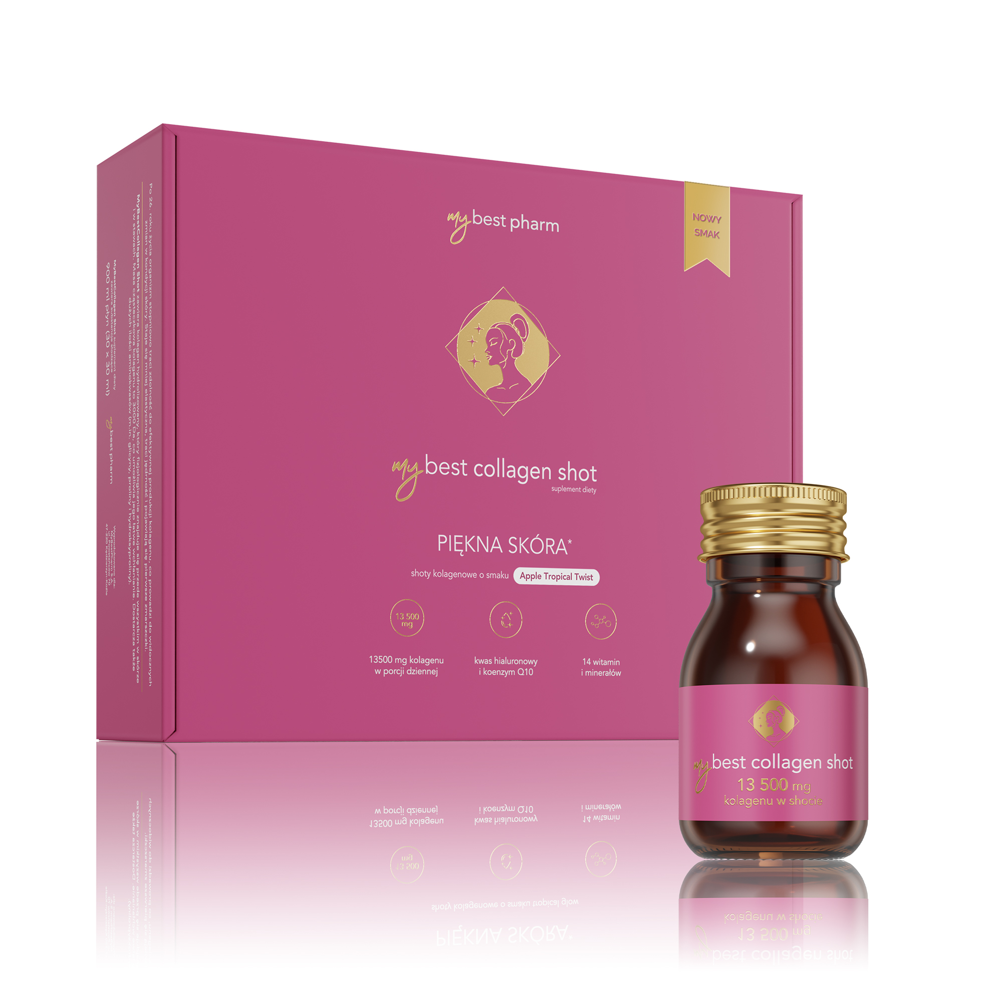 MyBestCollaGEN Shot Apple Tropical Twist 13,5 g x 30 sztuk zdjęcie