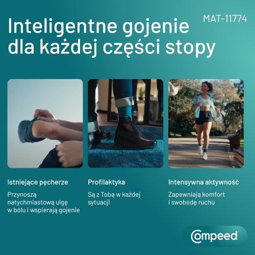 COMPEED Plastry na pęcherze o różnej wielkości, 5 sztuk