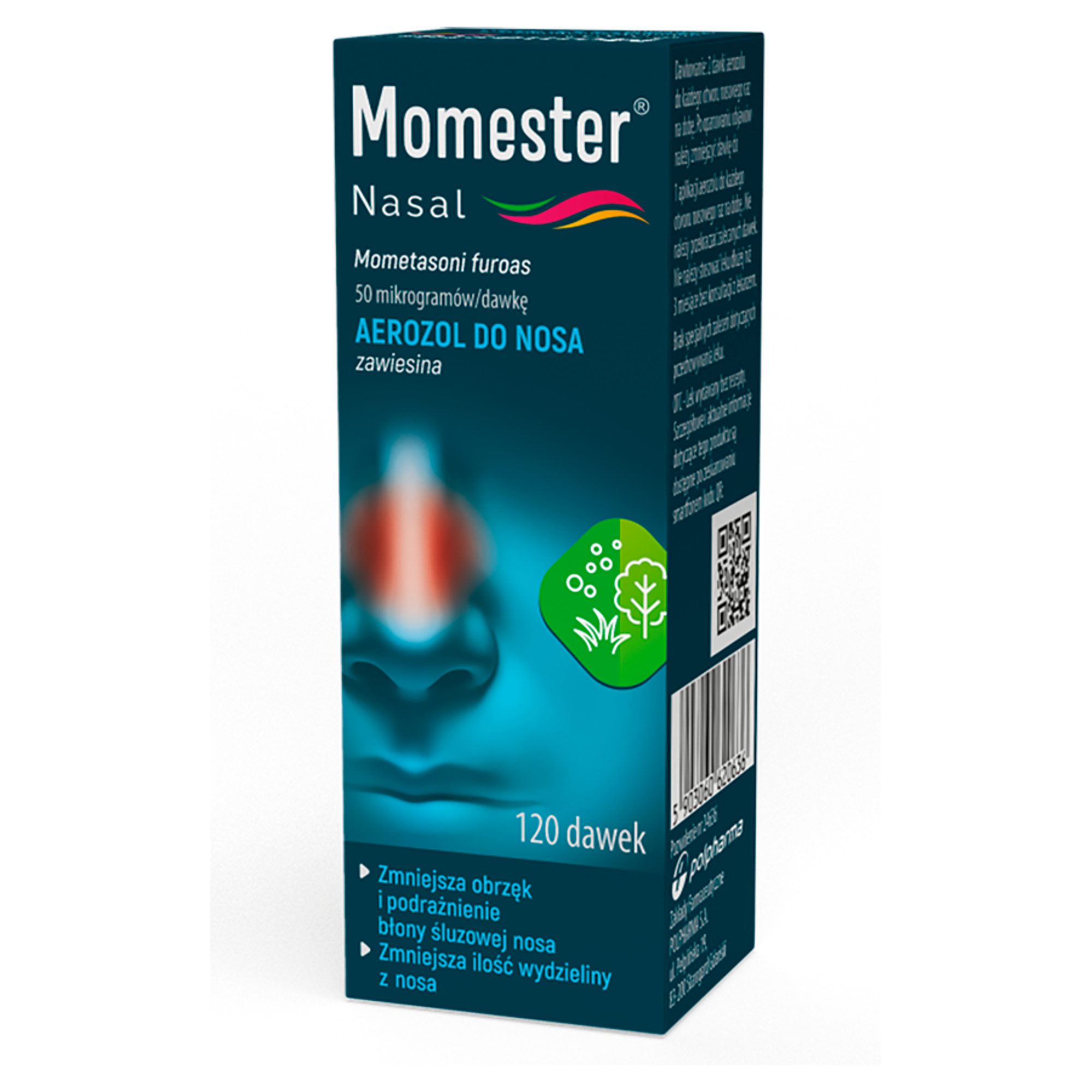 Momester Nasal aerozol do nosa zawiesina 50 mcg x 120 dawek zdjęcie