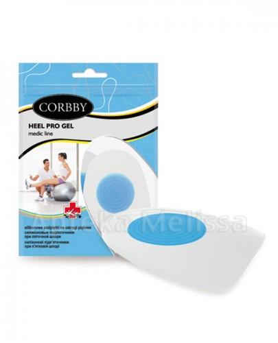 CORBBY HEEL PRO GEL Silikonowe podpiętki na ostrogi piętowe rozmiar L - 2 szt. zdjęcie