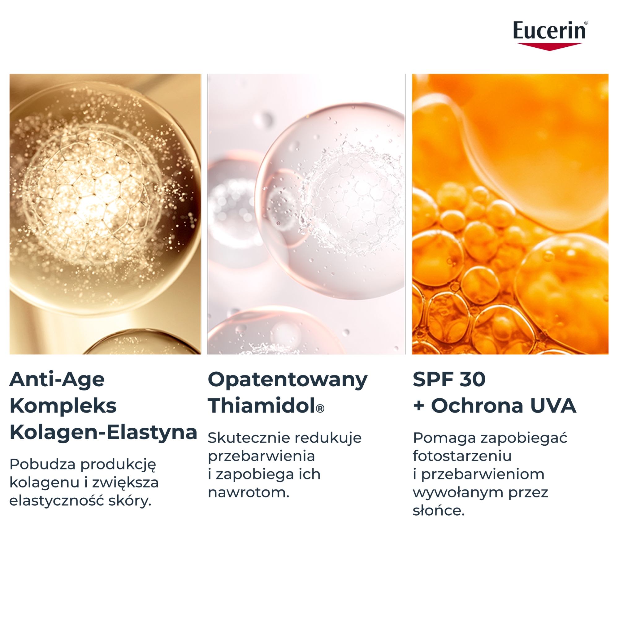 Eucerin Hyaluron-filler + elasticity krem na dzień SPF 30 do skóry dojrzałej przeciwzmarszczkowy, refill, 50 ml