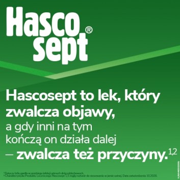HASCOSEPT Roztwór do stosowania w jamie ustnej 1,5 mg/g, 100 g. Na stany zapalne w jamie ustnej, cena, opinie, wskazania