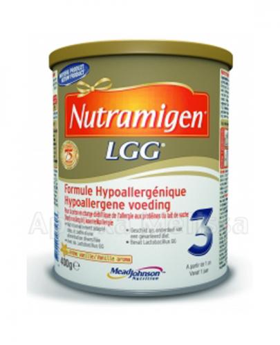 NUTRAMIGEN 3 LGG Preparat mlekozastępczy w proszku dla dzieci z alergią na mleko krowie, 400 g zdjęcie