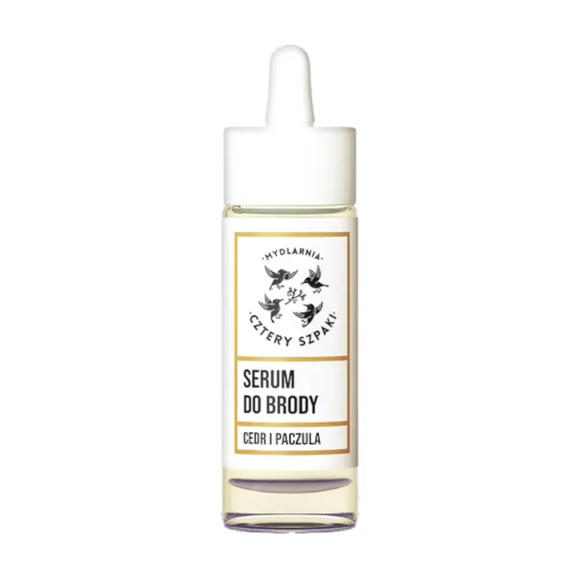 Mydlarnia Cztery Szpaki Cedr i Paczula, serum do brody, 30 ml zdjęcie