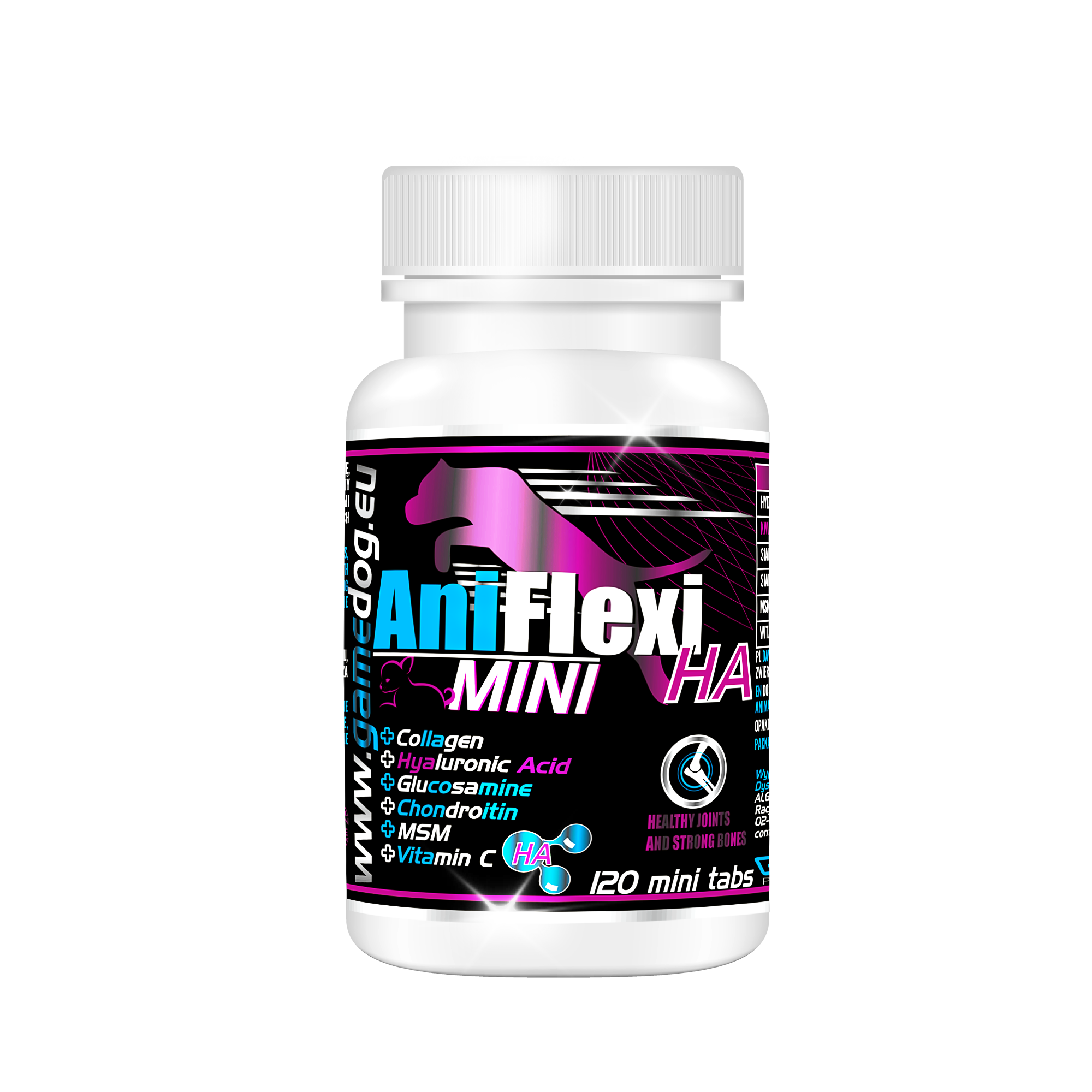 Game Dog AniFlexi HA Mini, 120 tabletek zdjęcie
