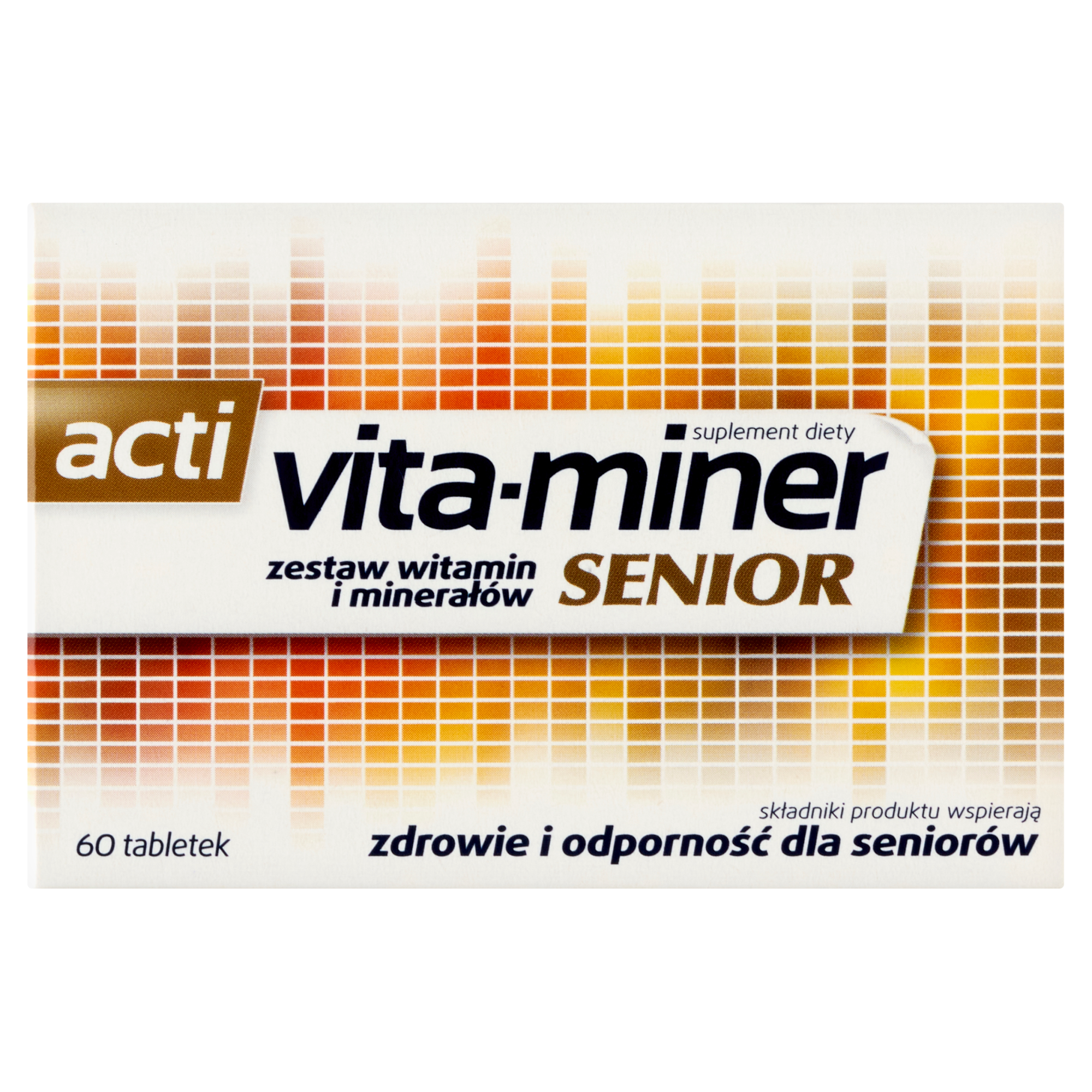 Vita-Miner Senior 60 drażetek zdjęcie