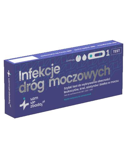 SamSięZbadaj.pl, Infekcje Dróg Moczowych Test szybki, 1 szt zdjęcie