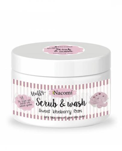 NACOMI Pianka peelingująco-myjąca borówkowa - 180 ml zdjęcie