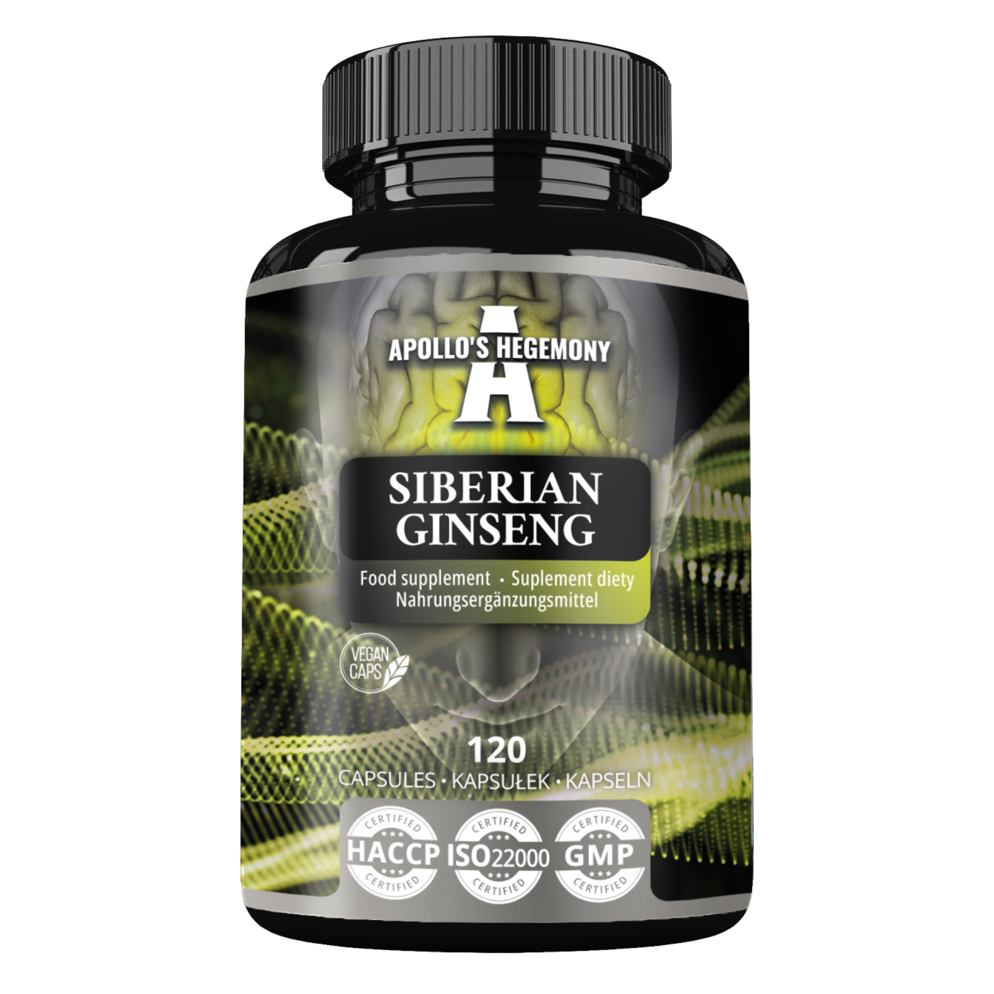 Apollo's Hegemony, Siberian Ginseng, kapsułki, 120 sztuk zdjęcie