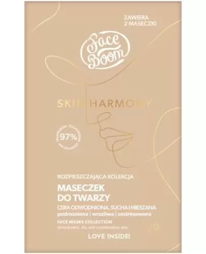 FaceBoom, Skin Harmony, maseczka rozpieszczająca do twarzy, 2x5 g zdjęcie