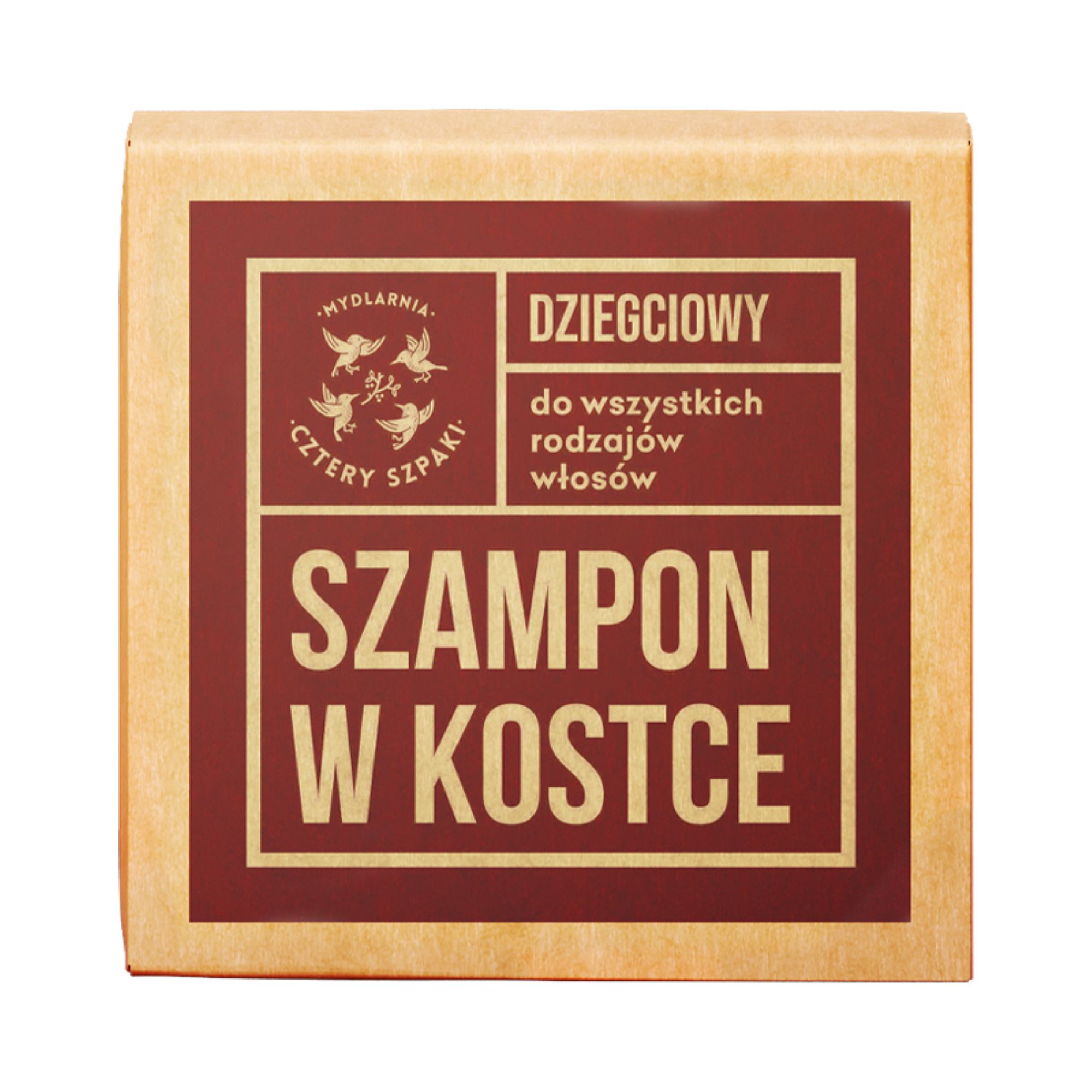 Mydlarnia Cztery Szpaki, Dziegciowy Szampon w kostce, 75 g zdjęcie