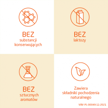 Vibovit Junior smak pomarańczowy dla dzieci 4-12 lat 44 saszetki