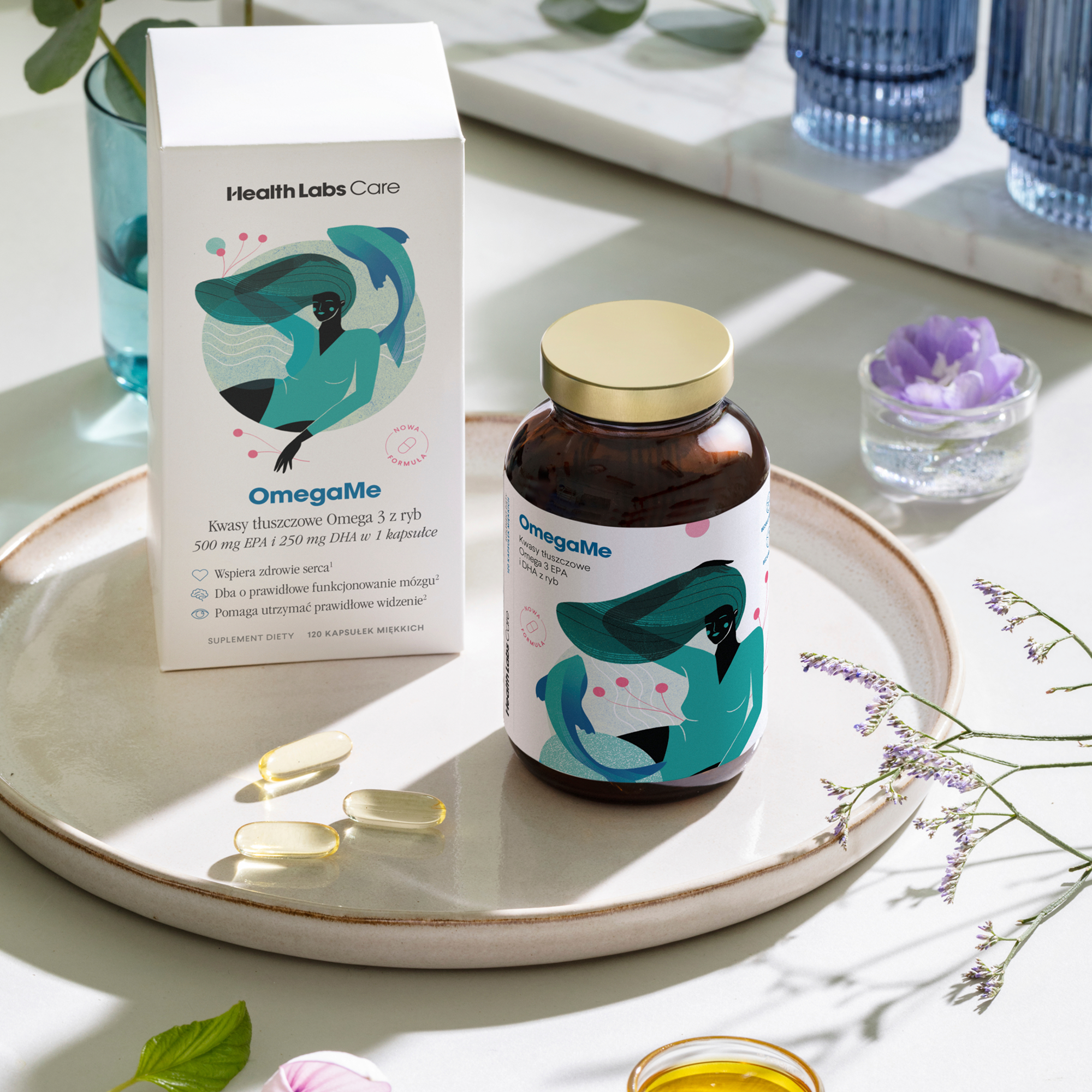 Health Labs Care, OmegaMe, kapsułki, 60 sztuk