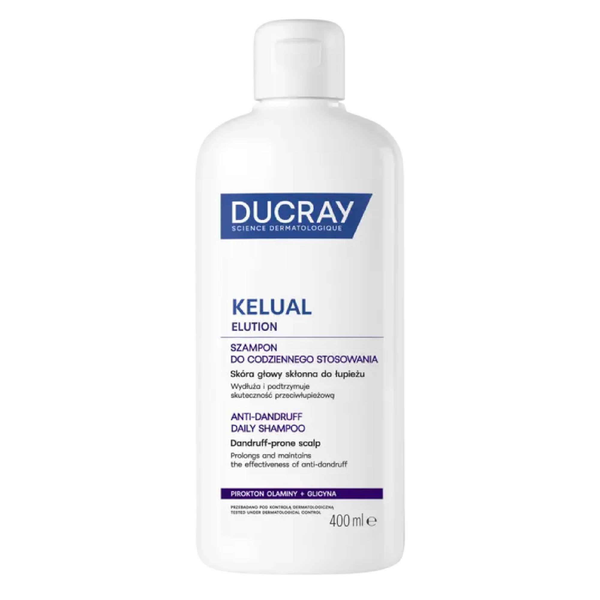 Ducray Elution delikatny szampon przywracający równowagę skórze głowy 400 ml zdjęcie