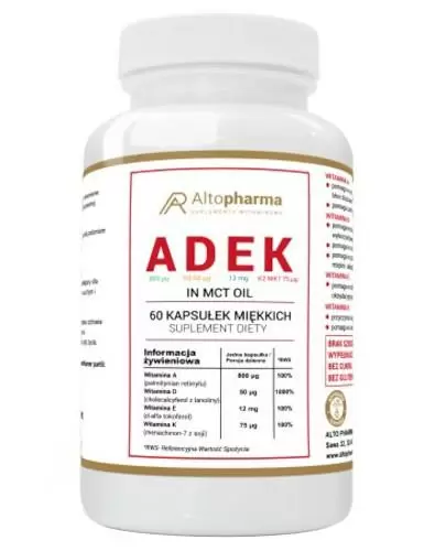 Altopharma Witamina ADEK 60 kapsułek miękkich zdjęcie