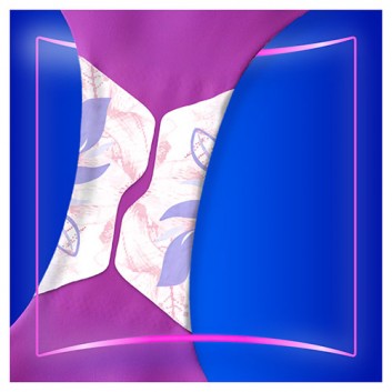 Always Platinum Super 2 Podpaski ze skrzydełkami, 7sztuk