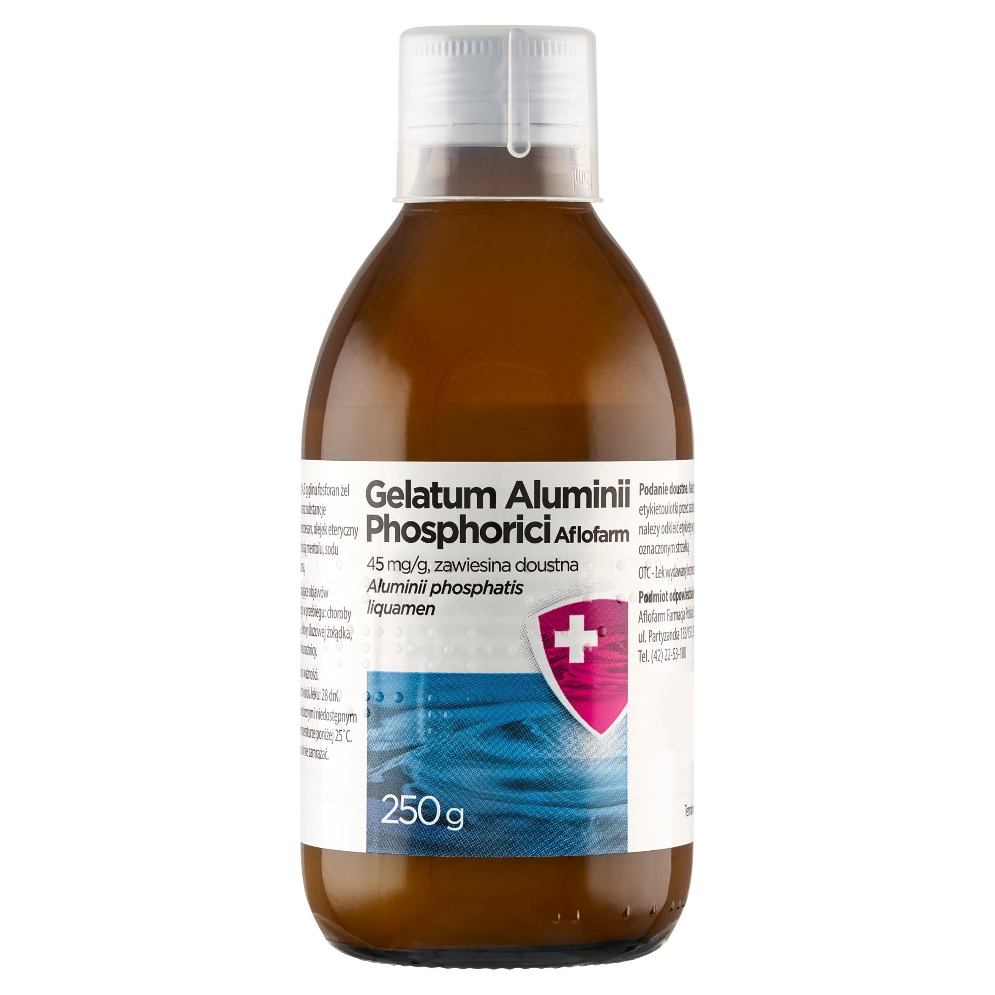 Gelatum Aluminii Phosphorici Zawiesina 250 g Aflofarm zdjęcie