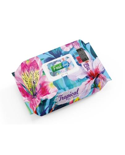 Fresh days chusteczki nawilżane, 120 sztuk zdjęcie
