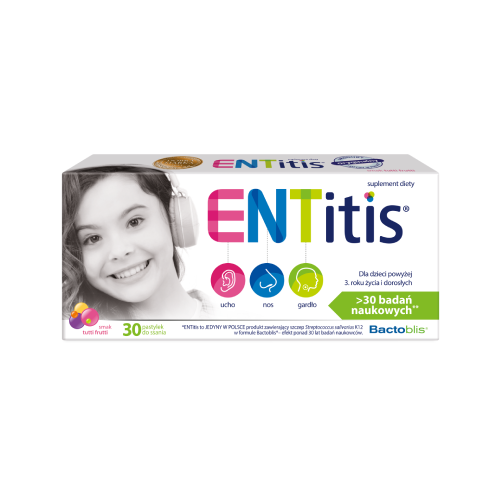 Entitis o smaku tutti frutti 30 pastylek do ssania zdjęcie