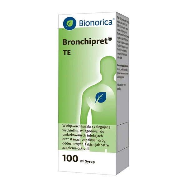Bronchipret TE, 15 g + 1,5 g, syrop, 100 ml zdjęcie