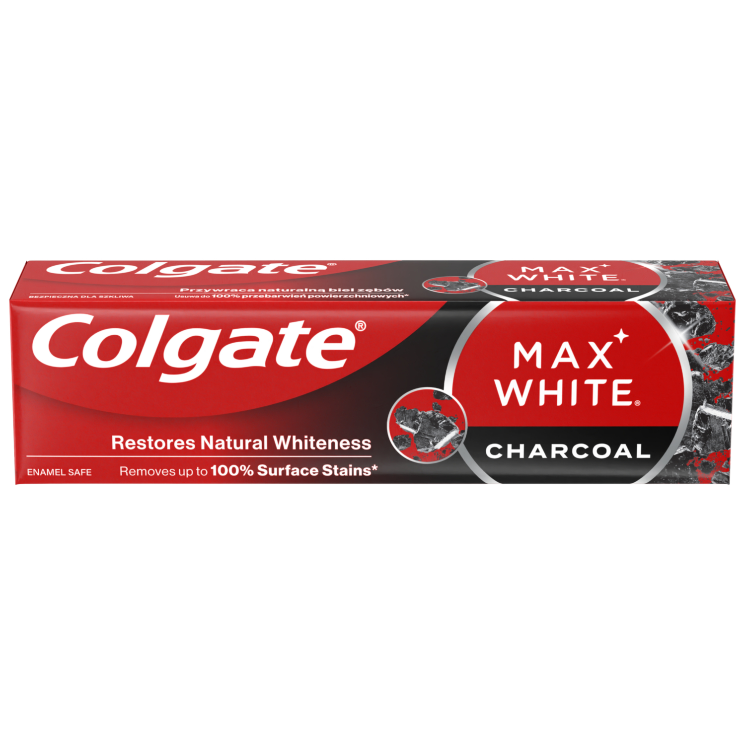 Colgate Max White Charcoal Pasta do zębów z aktywnym węglem, 75 ml