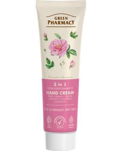Green Pharmacy Krem do rąk wysokowydajny 3w1 Róża, 100 ml zdjęcie