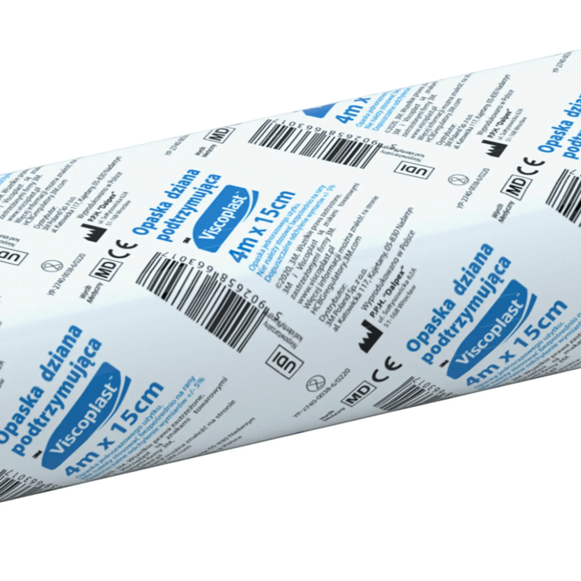 Viscoplast opaska podtrzymująca dziana 4m x 15cm 1 sztuka