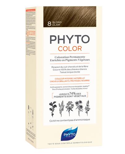 PHYTO COLOR Farba do włosów - 8 JASNY BLOND zdjęcie