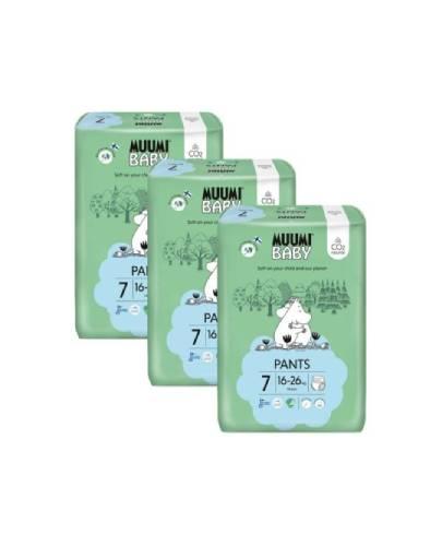 Muumi Baby Pants pieluchomajtki 7 XL 16-26 kg, 102 sztuki zdjęcie