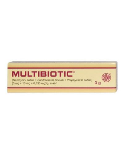 Multibiotic, maść, 3 g, cena, opinie, wskazania zdjęcie
