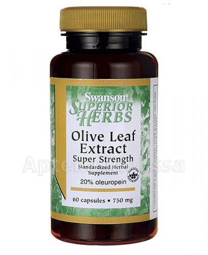 SWANSON Olive Leaf 750 mg - 60 kaps. zdjęcie