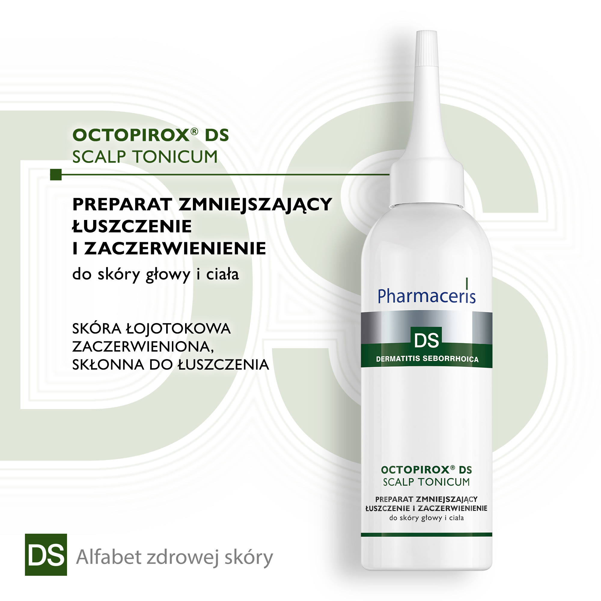 Pharmaceris DS Octopirox, preparat zmniejszający łuszczenie i zaczerwienienie do skóry głowy i ciała, 100 ml