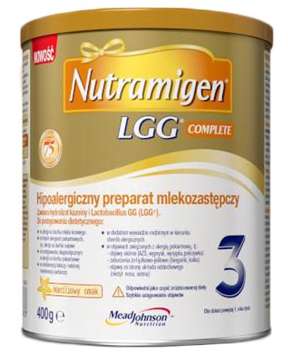 Nutramigen 3 LGG Complete Hipoalergiczny preparat mlekozastępczy - 400 g - cena, opinie, wskazania zdjęcie