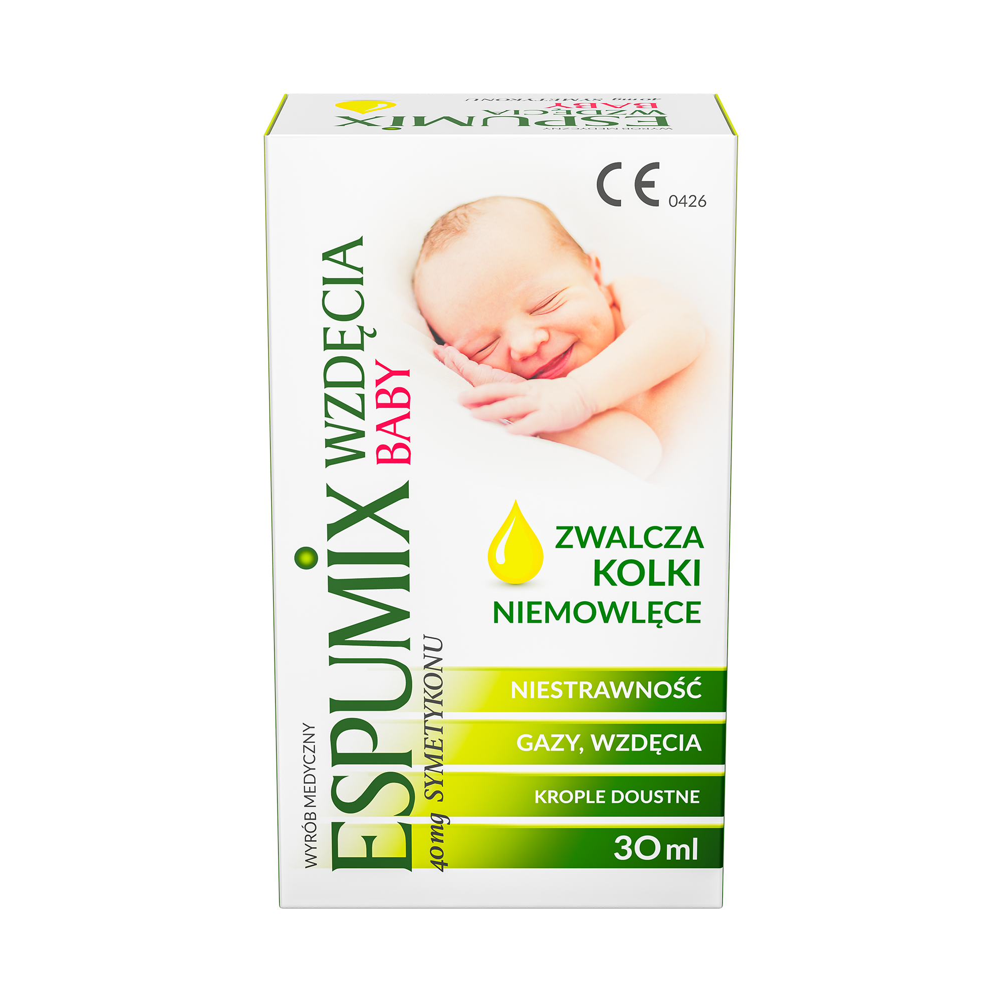 Espumix Wzdęcia Baby, 40 mg symetykonu, 30 ml