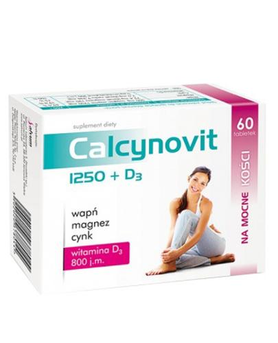CALCYNOVIT 1250 + D3 800 j.m. - 60 tabl. zdjęcie
