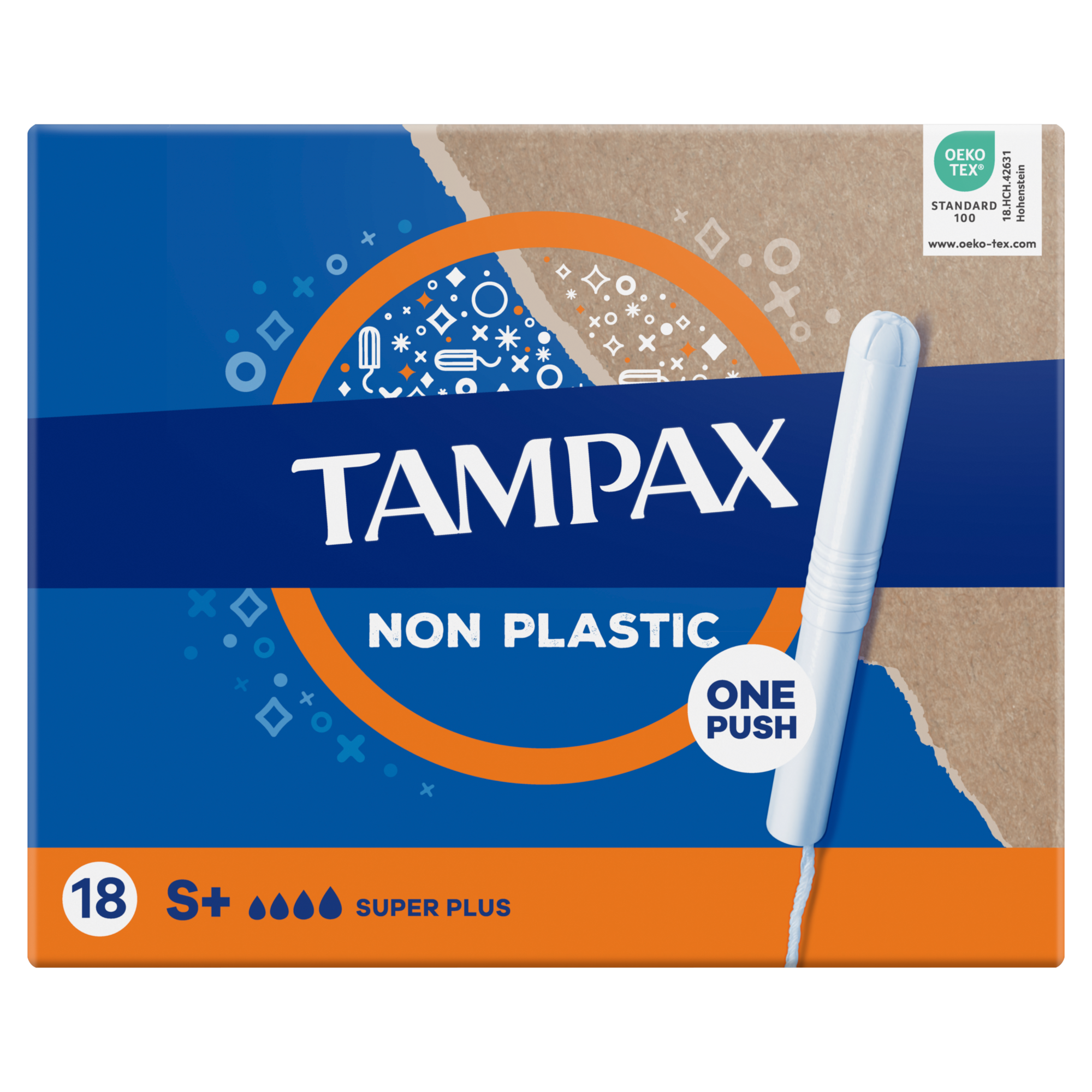 Tampax Super Plus, Tampony z aplikatorem, 18 sztuk zdjęcie