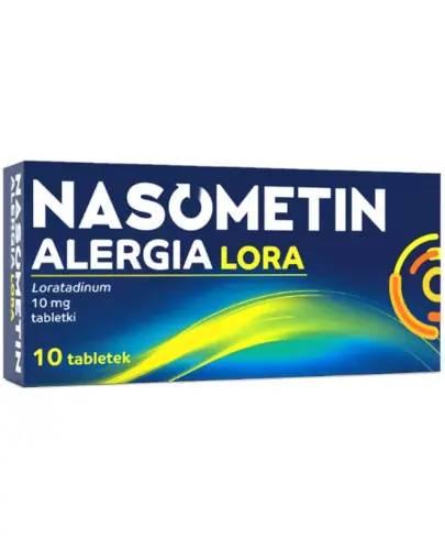 Nasometin Alergia Lora, 10 mg, tabletki, 10 sztuk zdjęcie