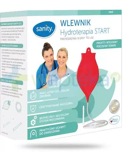 Sanity wlewnik gumowy 1,2 litra 1 sztuka zdjęcie