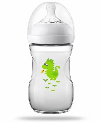 Avent Natural Butelka do karmienia ze smoczkiem ze smokiem 1m+ SCF070/24 -260 ml - cena, opinie, właściwości zdjęcie