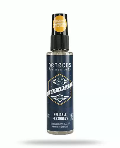 Benecos For Men Only odświeżający deo spray dla mężczyzn 75 ml zdjęcie