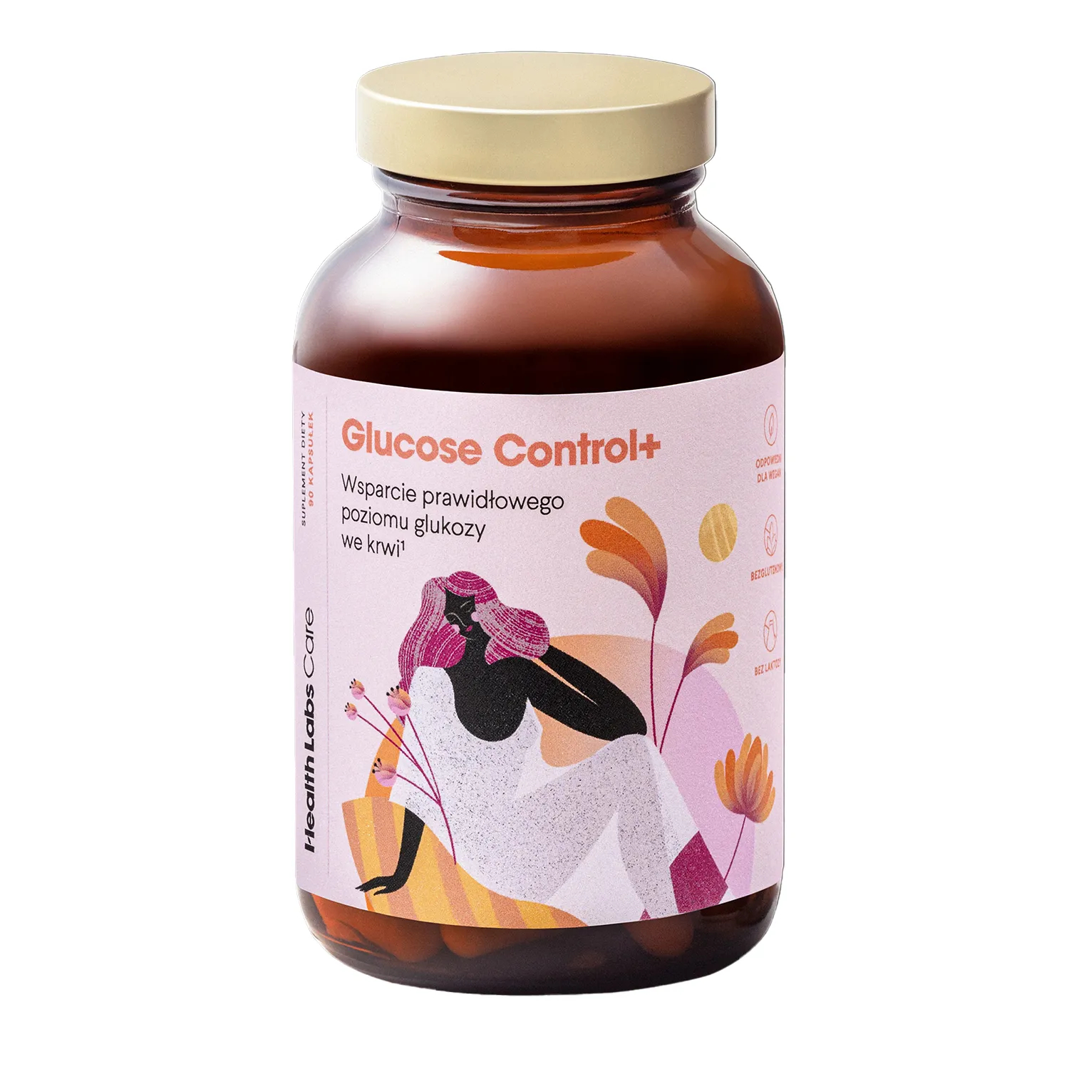 Health Labs, Glucose Control+, kapsułki, 90 sztuk zdjęcie