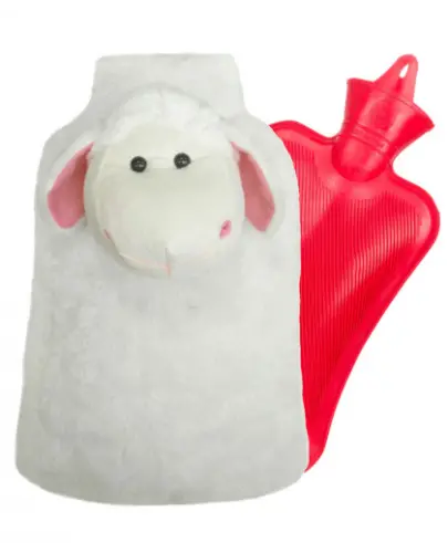 Sanity termofor gumowy w pokrowcu Owieczka 2000 ml 1 sztuka zdjęcie