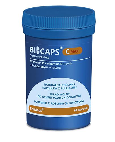 Bicaps C Max - 90 kaps. Na odporność - cena, opinie, wskazania zdjęcie