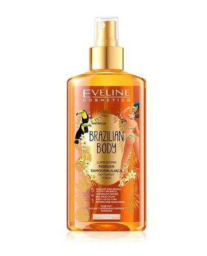 Eveline Cosmetics Brazilian Body Luksusowa mgiełka samoopalająca do twarzy i ciała 5w1, 150 ml, cena, opinie, właściwości  zdjęcie