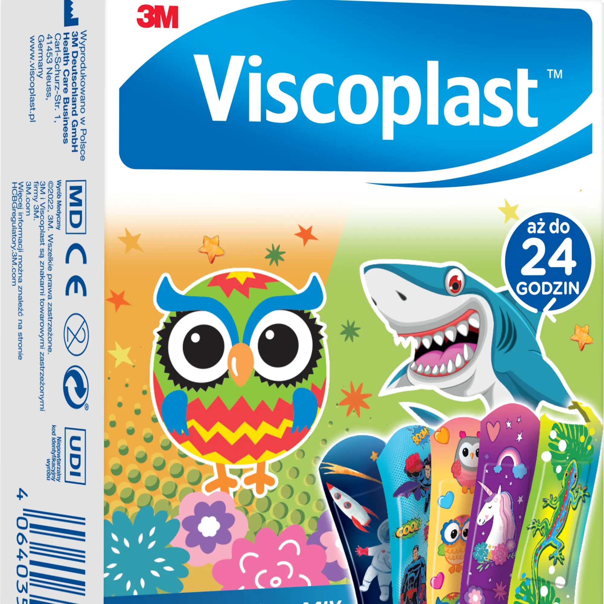 Viscoplast plastry dziecięce Mix 2 rozmiary 50 sztuk
