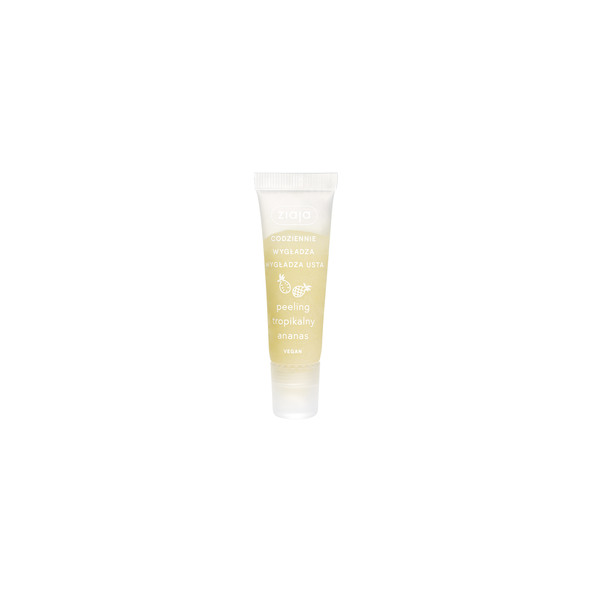 Ziaja Peeling do ust tropikalny ananas, 12 ml zdjęcie