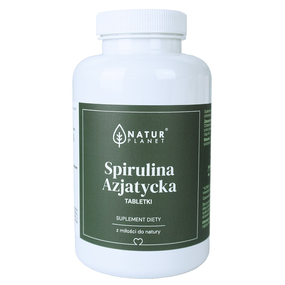 Natur Planet Spirulina Azjatycka 1000 tabletek zdjęcie