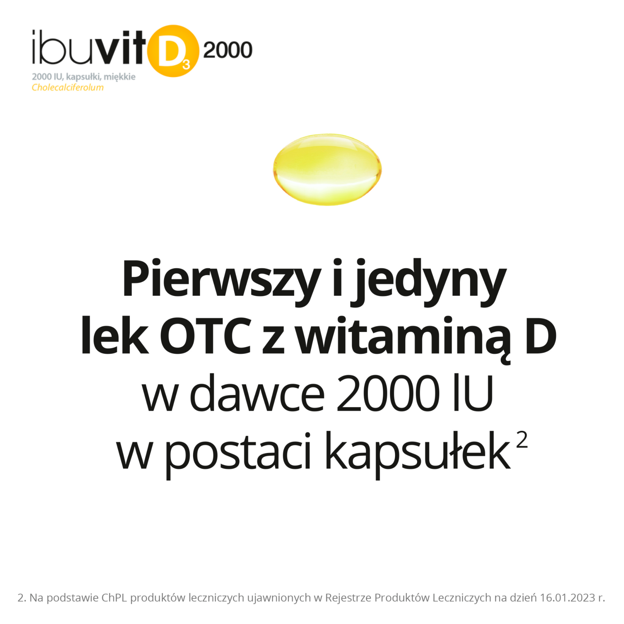 IbuVit D3 2000 30 kapsułek miękkich